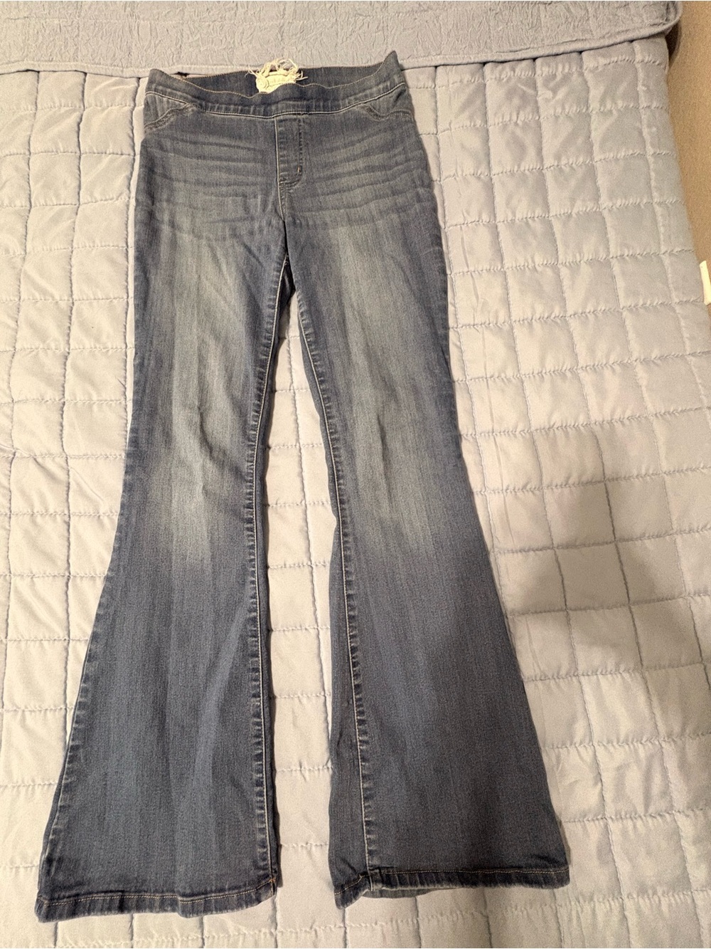 Altar'd State Flared Jeans — Light Blue Denim